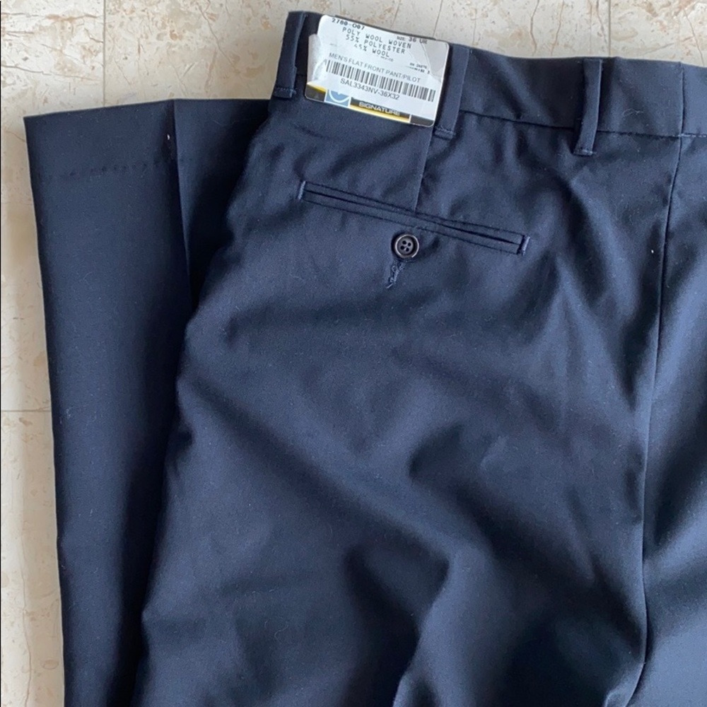 Edwards Men's Flat Front Dress Pant - Picture 8 of 8